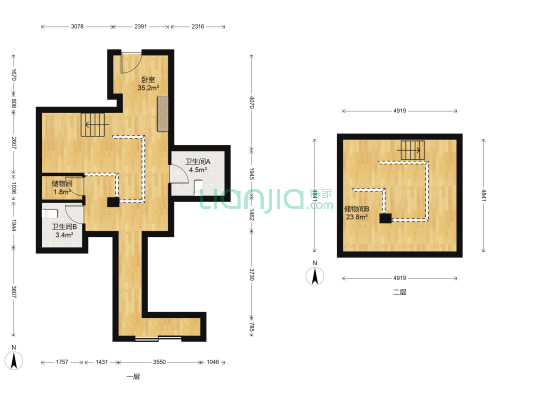 白鹭名邸 1室0厅2卫 331平方