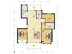 出售 凤麟府南北通透洋房三居双卫  采光好-涿州天伦湾凤麟府户型图