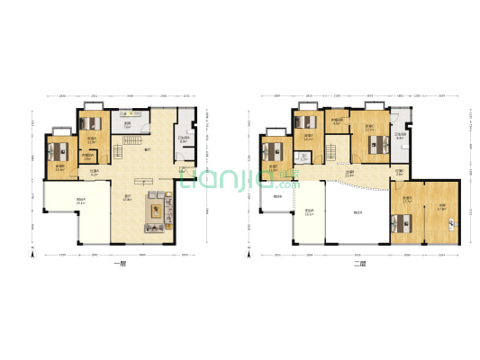 同升苑 7室1厅3卫 281平方
