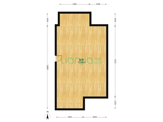 家属院吉祥路129号 1室0厅0卫 80平方
