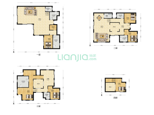 半山美墅 6室2厅7卫 368平方