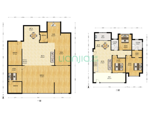 远创樽樾 6室4厅2卫 340平方