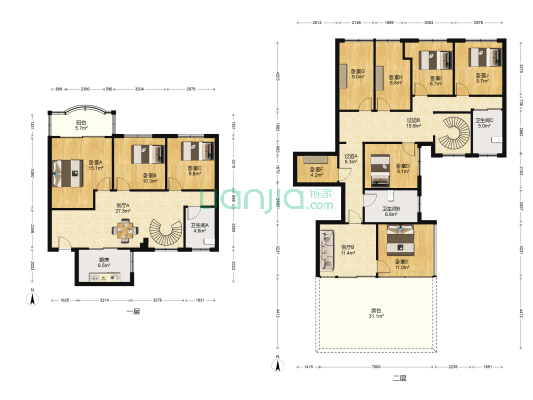 泰华锦绣城 10室2厅3卫 198平方