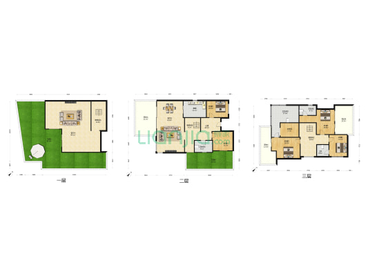 麓湖生态城沉香谷 5室2厅4卫 348平方