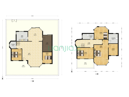 温莎假日 5室1厅3卫 259平方