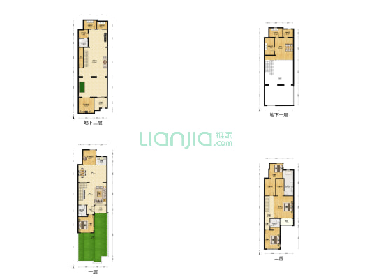 龙湖好望山 6室2厅4卫 297平方