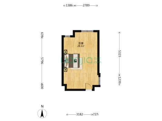 顾家欧亚达商业广场 1室0厅0卫 41平方