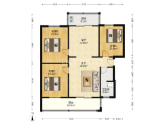 采光充足 交通便利 房主诚意出售-涿州东兴小区(涿州)户型图