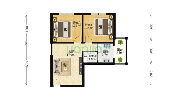 群华里二手房实景图