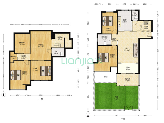 首创·悦府 4室1厅3卫 98平方