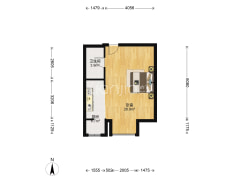 总价便宜35万一居室，精装修拎包入住，-涿州东林家园户型图
