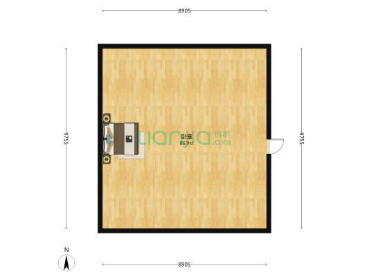 学府林居 1室0厅0卫 81平方