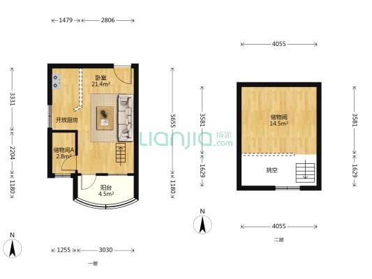 香榭假日山庄 1室0厅0卫 33平方