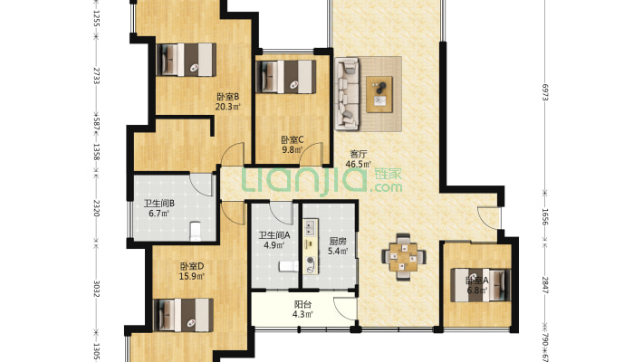 康怡江畔华府二手房实景图