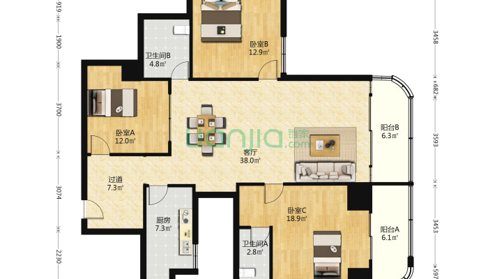 亚洲证券大厦二手房实景图