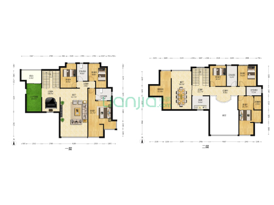 鸿泰溪城 6室2厅4卫 158平方