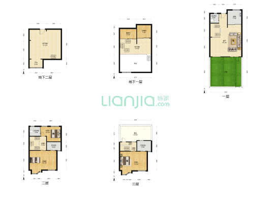 金地艺墅家锦泽苑 3室1厅4卫 164平方