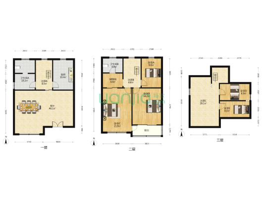 渡江小区东区 5室1厅2卫 139平方