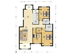 ，户型好，南北通透，采光高，交通便利，小区人车分流-涿州香邑溪谷户型图