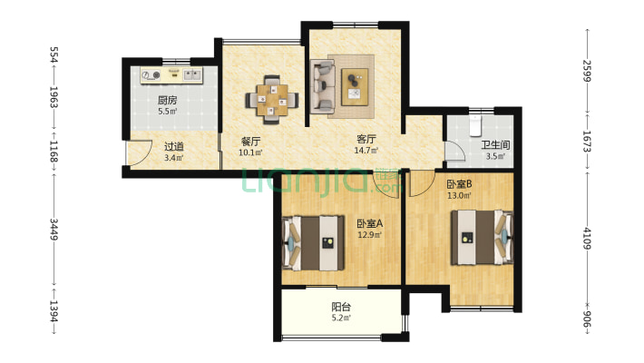 崧泽华城青湖苑二手房实景图