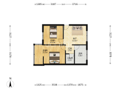 正规两室一厅，简单装修，楼层好，9号线500米-重庆新民村户型图