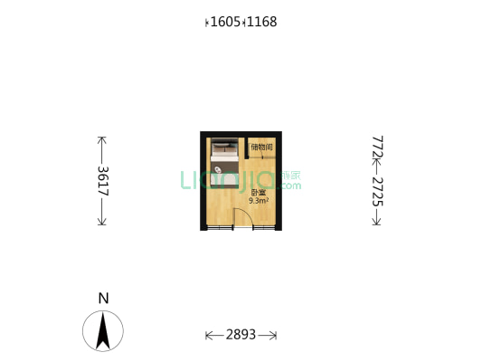 西安门大街 1室0厅0卫 18平方