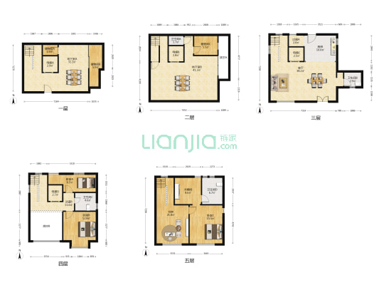 保利茉莉公馆三期 4室1厅4卫 289平方