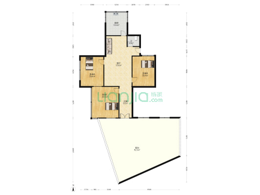大井头4号 3室1厅1卫 226平方