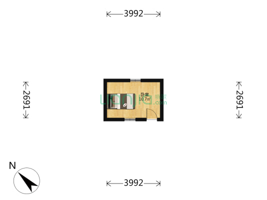 河北路(劝业场) 1室0厅0卫 15平方