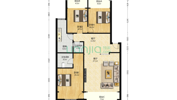 下莲池街14号二手房实景图