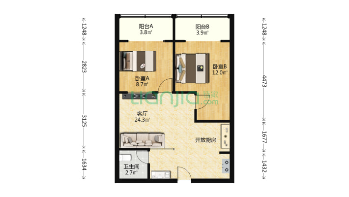 钦江大楼二手房实景图