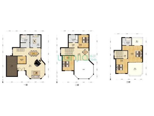 御墅东方 4室1厅3卫 253平方