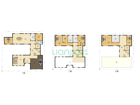 央墅1区 5室2厅4卫 681平方