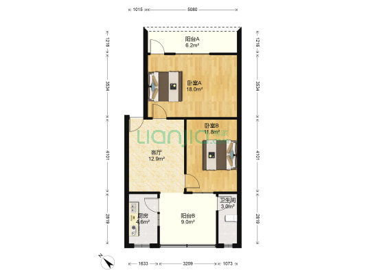文庙巷8号 2室1厅1卫 69平方