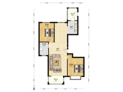 此房业主诚意卖，没抵押，能贷款，户型好-涿州涿州农大人才家园户型图