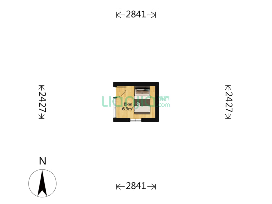 宫门口四条 1室0厅0卫 11平方