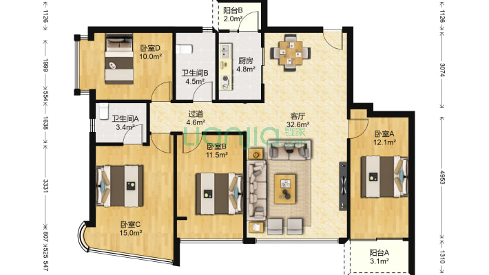 众冠西郡园二手房实景图