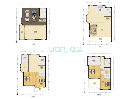 新宇花园 4室1厅8卫 402平方