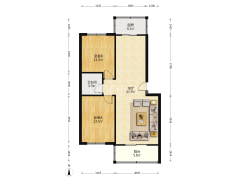 南北通透两居，精装修，税费少，购物方便-涿州游福街小区户型图