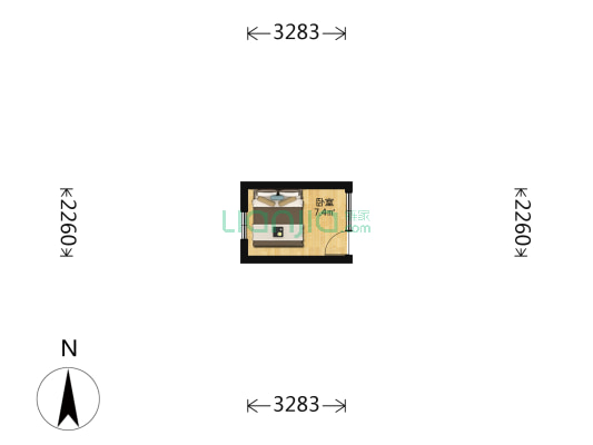 四环胡同 1室0厅0卫 11平方