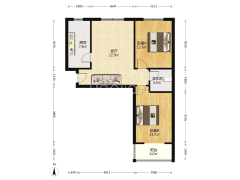 房满五唯一、南北通透、毛坯随意装修、配套设施齐全、-涿州天保郦景户型图