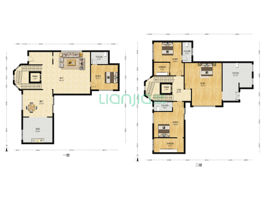 保利城温莎堡 4室2厅4卫 321平方