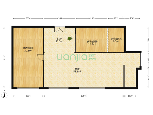 中立信大厦 3室1厅0卫 183平方