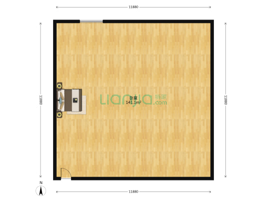 银星花园 1室0厅0卫 167平方