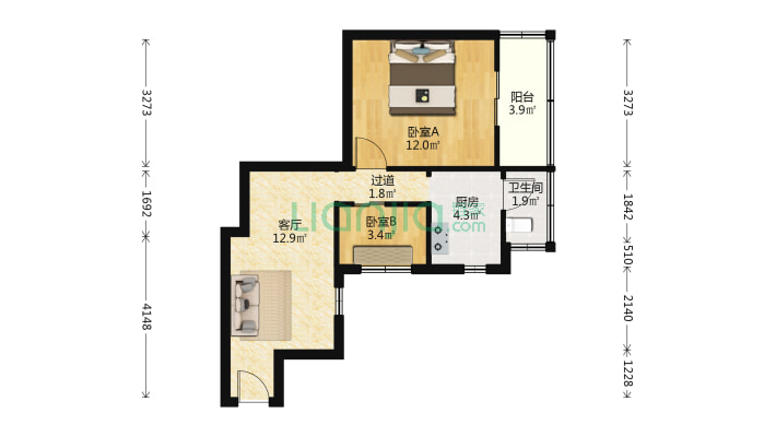 民安大厦二手房实景图