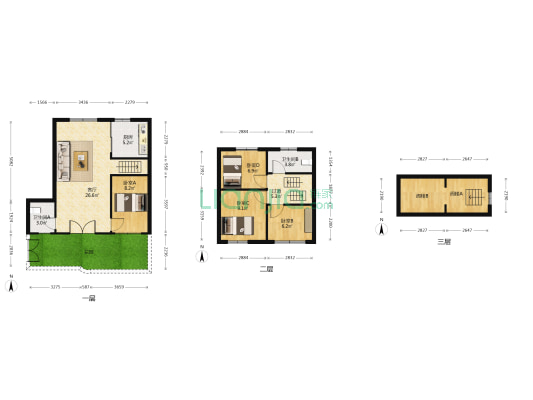 市桥南散盘 4室1厅2卫 86平方