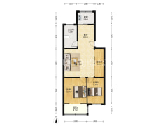 此房满五唯一 税费低 交通便利-涿州联合小区二号院户型图