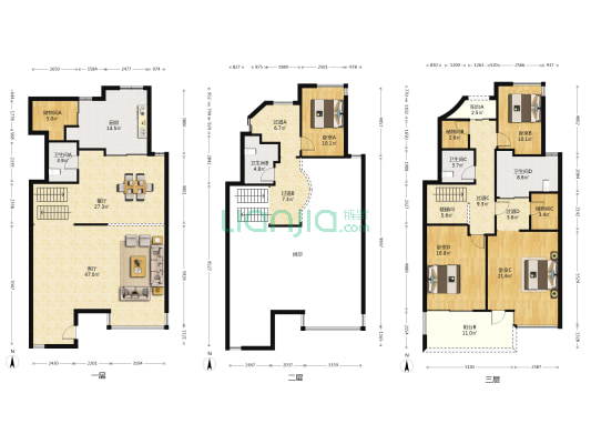 中大吴庄 4室2厅4卫 212平方