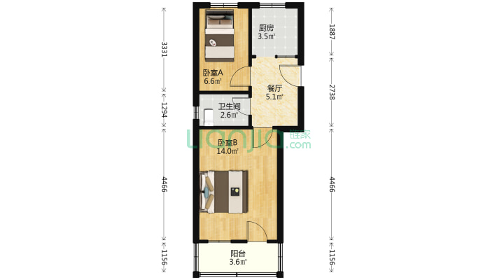 西善桥中学宿舍二手房实景图
