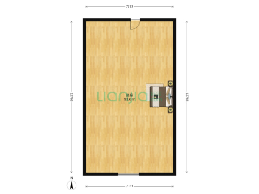 瑶琳小区 1室0厅0卫 86平方